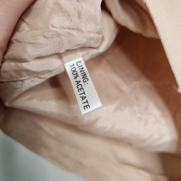 Vintage Pull On Neutral Tan Pencil Skirt Size - Picture 11 of 12
